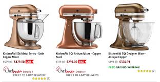 Summer is almost gone but there's still time to save! Maison Decor The Best Price On Copper Kitchen Aid Mixers