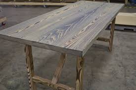 Shou Sugi Ban Charred Table By Rstco Hardwax Oil Finish Called Doro Wood Furniture Design Woodworking Furniture Dining Table