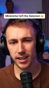 Miniminter left the Sidemen #miniminter #sidemen