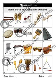Musical instruments that you play by hitting them with your hand or an object such as a stick…. Musical Instruments 003 Percussion Quiz Night Hq