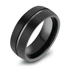 The Zeus Exquisite Titanium Wedding Band Etsy In 2021 Mens Wedding Rings Black Black Wedding Rings Tungsten Mens Rings