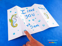 Special birthday card for friends. Seahorse Father S Day Card Printable Red Ted Art Make Crafting With Kids Easy Fun