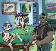 Pool Hall Gorillaz Jamie Hewlett Gorillaz Gorillaz Albums Gorillaz Art