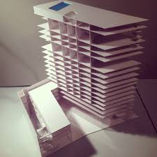 Making your cards for your friends and family can be an enjoyable hobby. Third Year Complex A White Card Model Architectural Models Making Architecture Model Card Model
