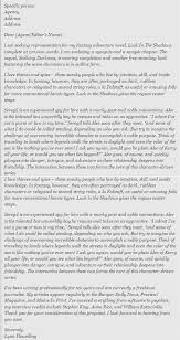 A Great Example Query Letter Query Letter Letter Example Writing A Book