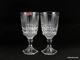 Our etched water goblets are sand carved for a superior look and feel. Fostoria Heritage Pattern Crystal Water Glass Goblet With Original Label Vintage Fostoria Glass Fostoria Glass Fostoria Crystals