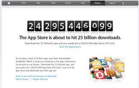 Win A 10 000 Itunes Gift Card Download The 25th Billion App Itunes Gift Cards Gift Card App