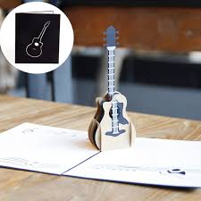 These cards have great demand in my country kenya. 3d Pop Up Music Guitar Greeting Card Christmas Valentine Birthday Invitation Y102 3d Pop Up Greeting Cardsgreeting Card Christmas Aliexpress