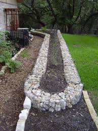 Gabionen Hochbeet Rund Selber Bauen Umrandung Garten Metallgitter Bausteine Gabionen Hochbeet Beetumrandungen Gartenbeet
