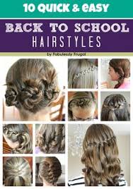 Top 10 best girl's hairstyles for school facebook twitter tumblr pinterest reddit whatsapp telegram there is no doubt that every mother is thinking about the most beautiful hairstyles that fit her child before the beginning of the school year on, and the primary focus is how to make their children look amazing with simple ways. 36 Quick Hairstyles For School Ideas Long Hair Styles Hair Styles Hair Beauty
