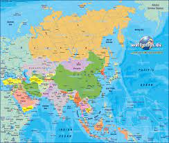 Interaktive weltkarte zum herunterladen als pdf. Map Of Asia Map Of The World Political General Map Region Of The World Welt Atlas De
