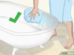Read this article and clean your bathtub today. 3 Ways To Clean An Enamel Bathtub Wikihow