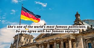 German chancellor angela merkel was filmed speaking with russian president vladimir putin at the g20 conference in hamburg. Top 10 German Phrases By Angela Merkel Lingoda Online Language School
