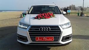 Wedding car rental services chennai offers audi variants that include: Bridal Wedding Car Rental In Chennai Audi Bmw Benz Jag Marriage Services In Chennai Click In