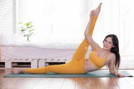 Maybe you would like to learn more about one of these? Happy Athletic Asian Woman Practice Yoga Stretching Pose For Stock Photo Picture And Royalty Free Image Image 139468032