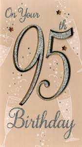 It was my grandma's 95th birthday so i cooked for her. Happy 95th Birthday Greeting Card Cards