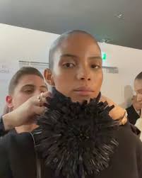 @josefa._santtos DEBUT ALAIA PFW 2025 , #modelclubagency #modelclub  #monicamota , #LOOK1MODELS #LOOK1MODELS