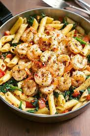 Tomato Spinach Shrimp Pasta Shrimp Spinach Pasta Tomato Recipes Pasta Dishes