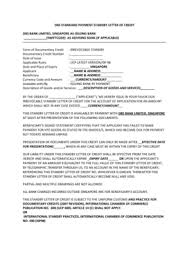 The last 3 digit for dbsssgsgdod stands for derivatives operation department. Fillable Online Dbs Standard Payment Standby Letter Of Credit Dbs Bank Fax Email Print Pdffiller