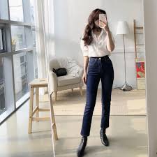 Review kiểu quần jeans tôn chân dài