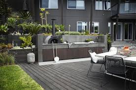 Outdoor Entertaining Outdoor Kitchen Pizza Oven Barbeque Landscaping Garden Architec Modern Outdoor Kitchen Small Outdoor Kitchens Outdoor Kitchen Design