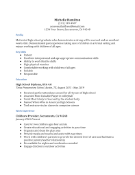 A computer science resume sample better than most. High School Resume Examples Resumebuilder Com