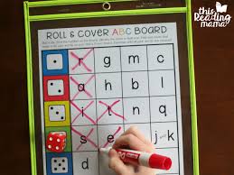 Are you passionate about word games? Roll Cover Spelling Words Game This Reading Mama