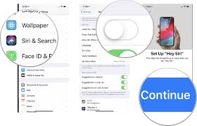 3.turn on the two options for listen for siri and press side button for siri.you can return here later to customize the feature. How To Set Up Secure And Start Using Siri On Iphone And Ipad Imore