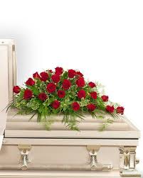 Truly original gifts · satisfaction guarantee · 24/7 customer service 24 Red Roses Casket Spray In Bonita Springs Fl Heaven Scent Flowers Inc