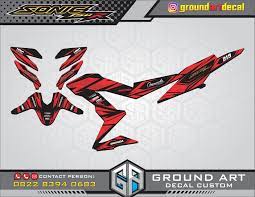 Honda Sonic 150 Decal Kit