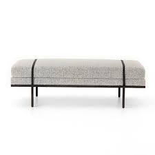 The interlocking slats fit everything in a compact frame, and the stonewall grey finish. Luxury Gray Bedroom Benches Perigold