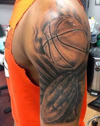 Over time, however, adams continued to add tribal designs around the tattoo. Top 33 Basketball Tattoo Ideas 2021 Inspiration Guide Basketball Tattoos Sport Tattoos Tattoos For Guys