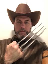 Halloween costume with vintage Joker jacket