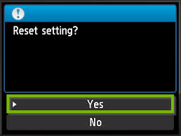 If printing is in progress and you want to continue printing, press the printers resume button for at least 5 seconds with the ink cartridge installed. How To Factory Reset A Canon Printer Support Com