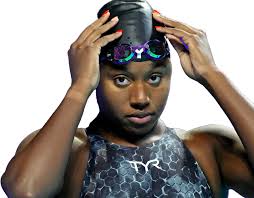 Simone Manuel, Champion Athlete, Olympic Swimmer, Record Breaker, USA  Swimming PNG