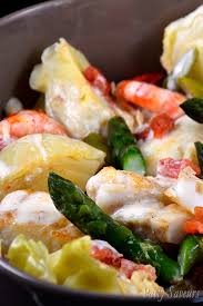 Cod And Shrimp Crockpot Recette Pot Au Feu Plat Poisson Recette Poisson