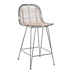 rattan kitchen bar stools