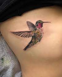 Perfect Ruby Throated Hummingbird Tattoo Realistic Style Realistic Bird Tattoo Hummingbird Tattoo Black Small Hummingbird Tattoo