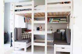 loft bed with desk underneath kids scandinavian with banquette seating book storage bookshelf boy s bed with desk underneath loft bunk beds bunk bed with desk