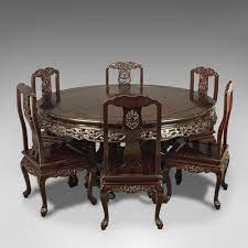 5 out of 5 stars. Oriental Rosewood Dining Table And Set Of 6 Chairs Dining Table Rosewood Dining Oriental Dining Room