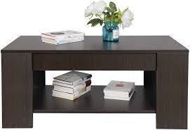 The high caliber coffee table is an innovative way to store jewelry, firearms, cash. Zenstyle Lift Top Coffee Table Hidden Storage Cabinet Compartment Long Lasting Brown Finish Walmart Com Walmart Com