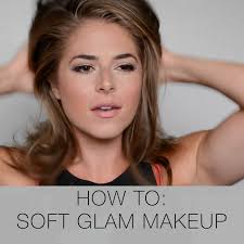 how to soft glam makeup tutorial
