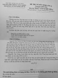 Giáo dục / 1 ngày trước. Gá»£i Y Giáº£i Chi Tiáº¿t Ä'á» Thi Mon Ngá»¯ VÄƒn Chuyen Vao Lá»›p 10 TrÆ°á»ng Phá»• Thong NÄƒng Khiáº¿u Viá»‡t Nam Má»›i