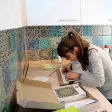 Einfach Umsetzen Mit Wunderschonem Orientalischen Effekt Marokkanische Mosaikfliesen In Der Kueche V Fliesenaufkleber Fliesenaufkleber Kuche Fliesen Sticker