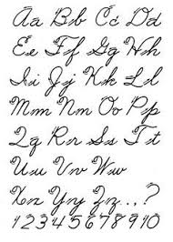 Penmanship The Art Of Teaching Handwriting Cursive Alphabet Cursive Alphabet Printable Fancy Cursive