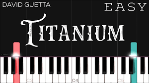 David Guetta Titanium Ft Sia Easy Piano Tutorial Youtube Easy Piano Piano Tutorial Piano