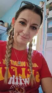 women wearing braided pigtails at 47