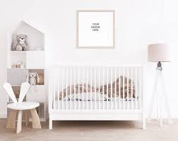 Square One Frame Or Two Frames Mockup Nursery Interior Etsy In 2020 Frame Mockups Nursery Frames Interior