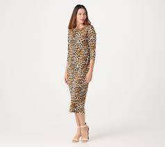 Target.com has been visited by 1m+ users in the past month G I L I Petite 3 4 Sleeve Knit Midi Dress Qvc Com