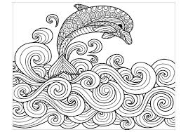 Dolphin Coloring Pages For Adults Dolphin Coloring Pages Coloring Pages Zoo Animal Coloring Pages